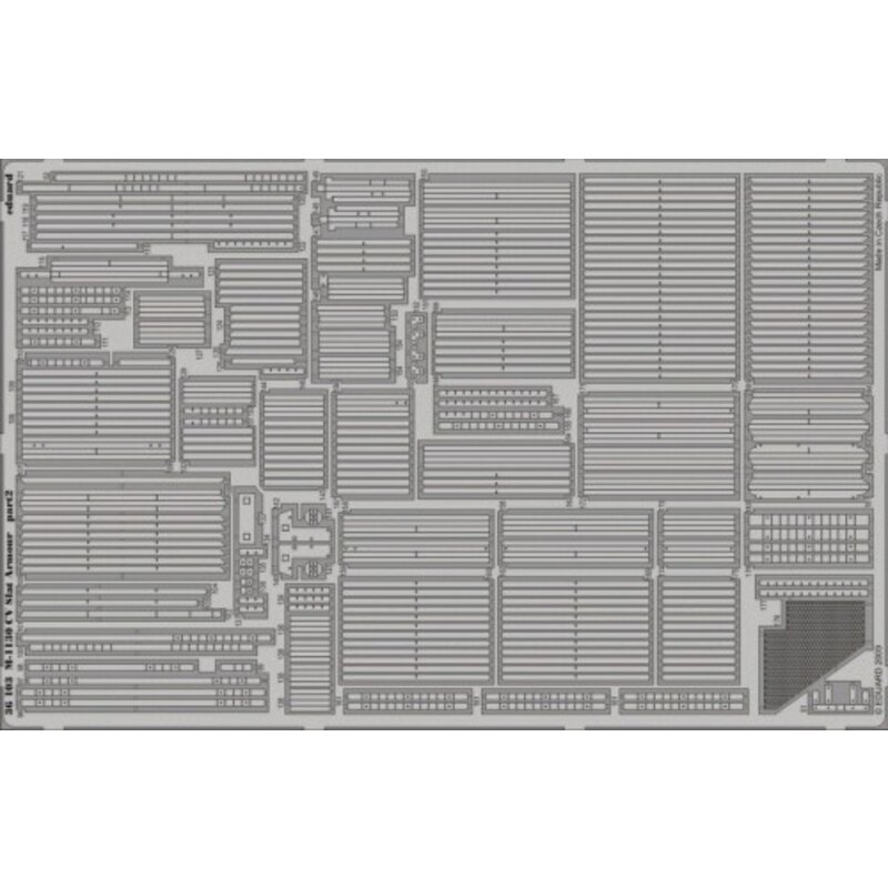 Slat armour (blindage anti-roquette) de M1130 CV (pour maquettes Trumpeter) 