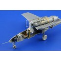 Heinkel He Spatz 162A-2 - pièces pré-peintes en couleur (pour maquettes Tamiya) 