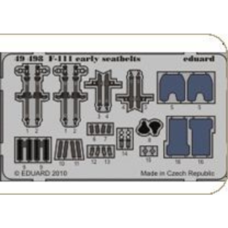 ceintures de General Dynamics F-111 primitif (pour les maquettes Hobby Boss)