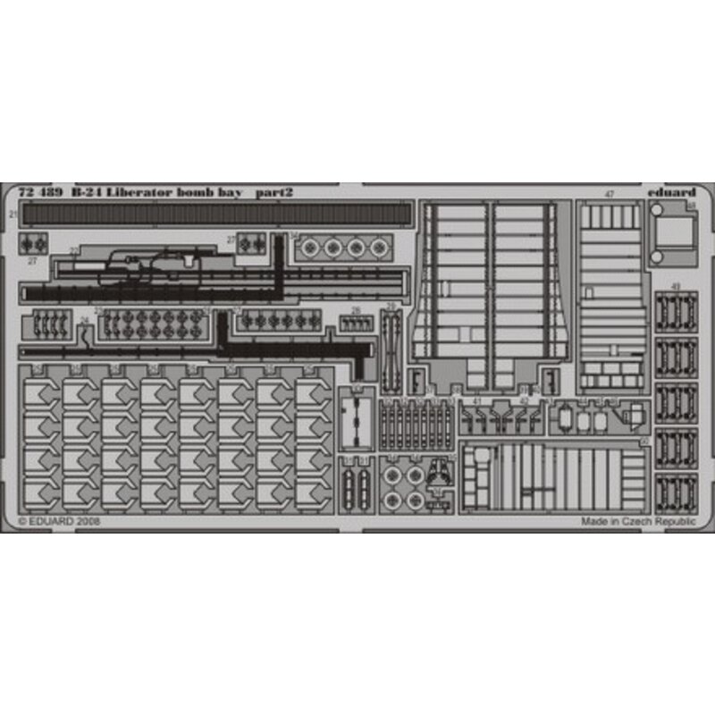 soute à bombes de Consolidated B-24 Liberator (pour maquettes Hasegawa) 