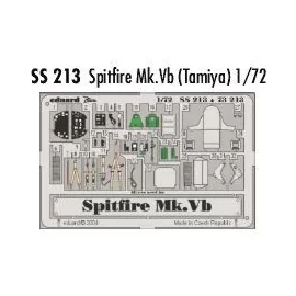 Supermarine Spitfire Mk. VB - pièces pré-peintes en couleur (pour maquettes Tamiya) Ce coffret Zoom est une version simplifiée d