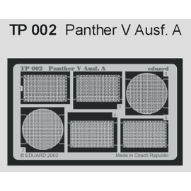 Kits de superdétail pour véhic grilles de Panther Ausf.A (pour maquettes Dragon)