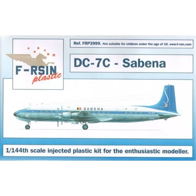 Douglas DC-7C. Décals Sabena