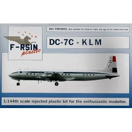 Maquette d'Avion KLM DC-7 en Aluminium, 1950s