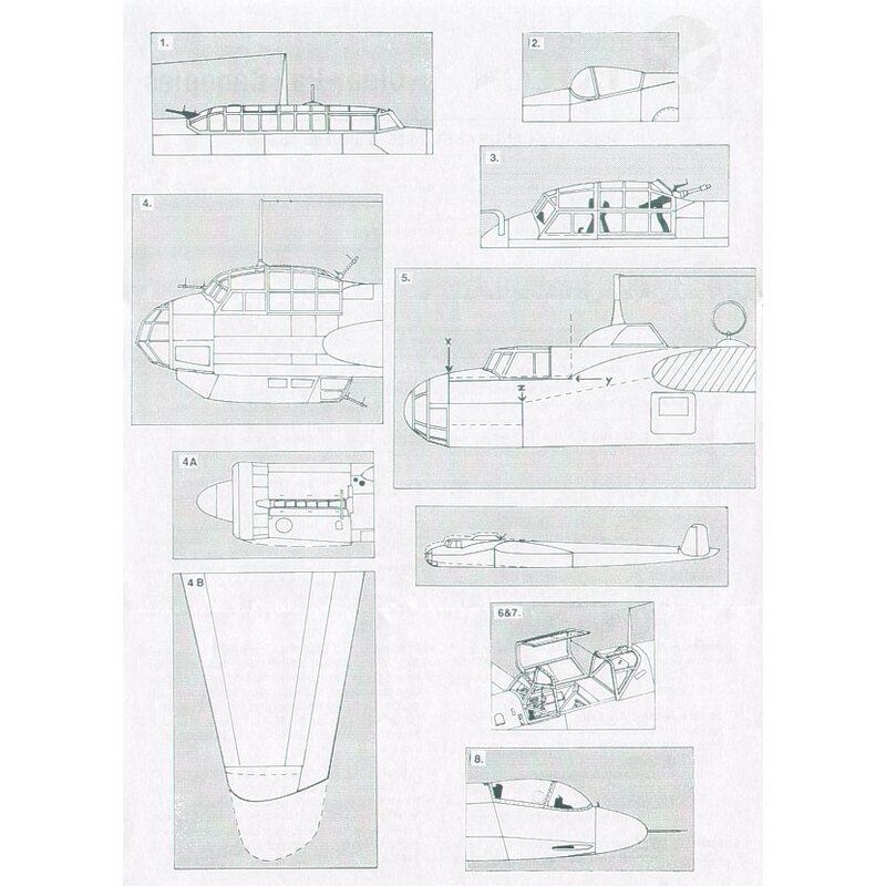 Luftwaffe 3ème partie. Messerschmitt Bf 110G-2/Messerschmitt Bf 110G-4 (pour maquettes Monogram et Revell) Heinkel He 178 (pour 