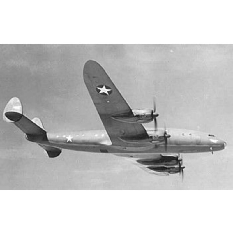 Lockheed C-69 Constellation. Troop transport 'Connie'. 