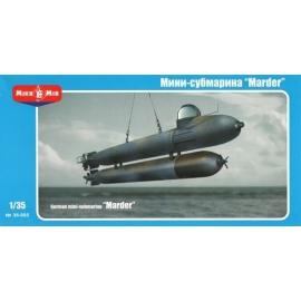 Maquette bateau mini sous-marin allemand 'Marder'