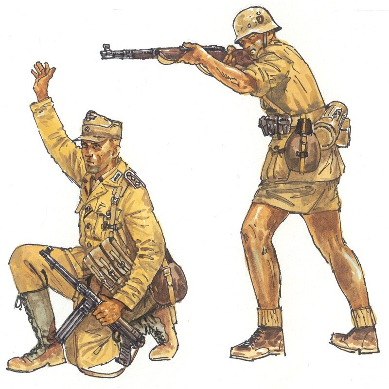 Afrika Korps allemand - 2ème GM