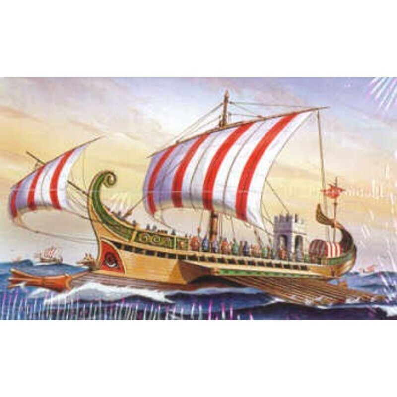 Maquette de bateau Navire de guerre romain