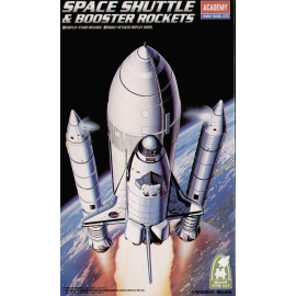 Maquette spatiale Navette spatiale et fusées de lancement