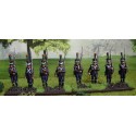 Chasseurs français marchant. 40 figurines par boîte