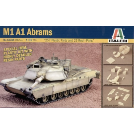 Italeri M1A1 Abrams avec pièces en résine