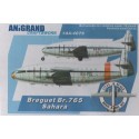 Bregeut Br.765 Sahara. Military freighter version of Deux-Ponts. Inclut bonus kits of the Mirage G8-01 / Sub-Ouest SO.4000 / Led