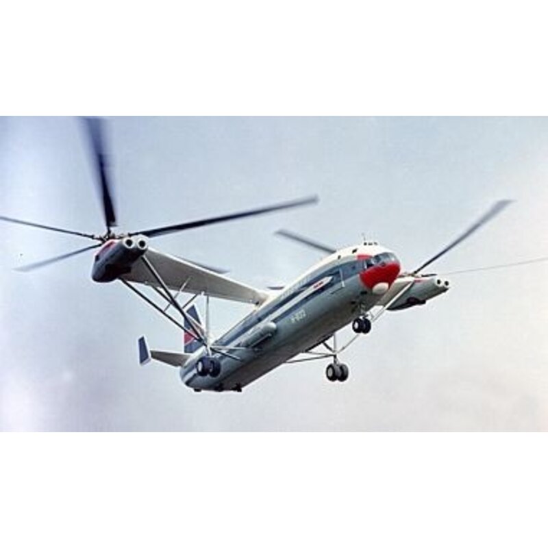 Mil V-12 Homer. World's largest helicopter. Inclut bonus kits of the YaK-24 Horse / Kamov Ka-60 / Kamov A-16. In 1961, the Sovie