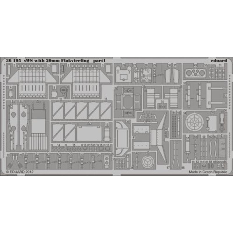 sWS avec 20mm Flakvierling (conçu pour les maquettes Great Wall Hobby) 