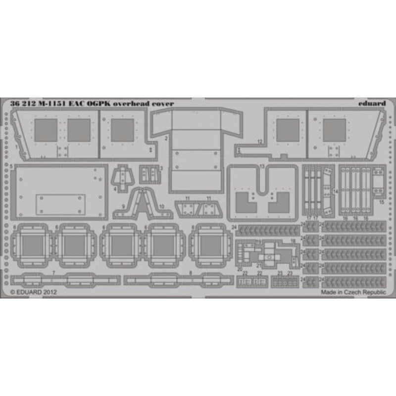 M1151 EAC OGPK protection de toit (conçu pour les maquettes Academy) 