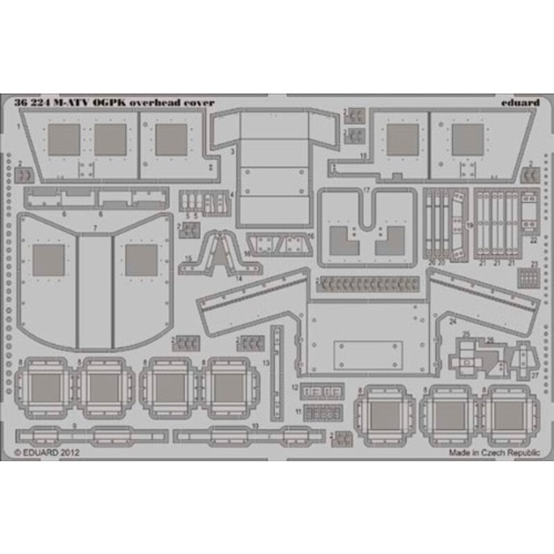 M-ATV OGPK protection de toit (conçu pour les maquettes Kinetic) 