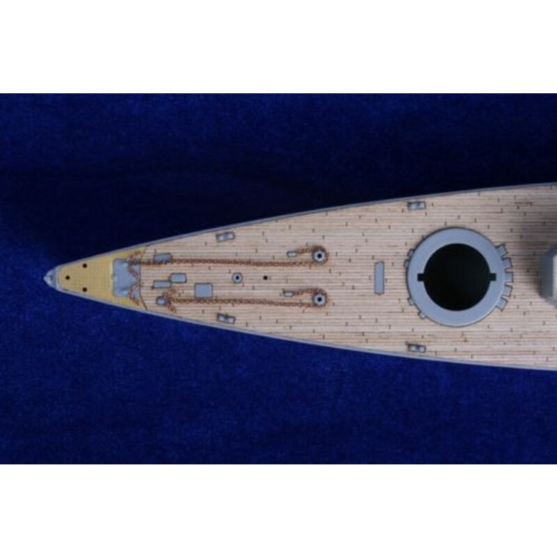 Kits de détail de bateaux GRAF SPEE pont en bois (conçu pour les maquettes Academy) 
