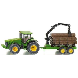 Miniature agricole Tracteur + Remorque Forestiere