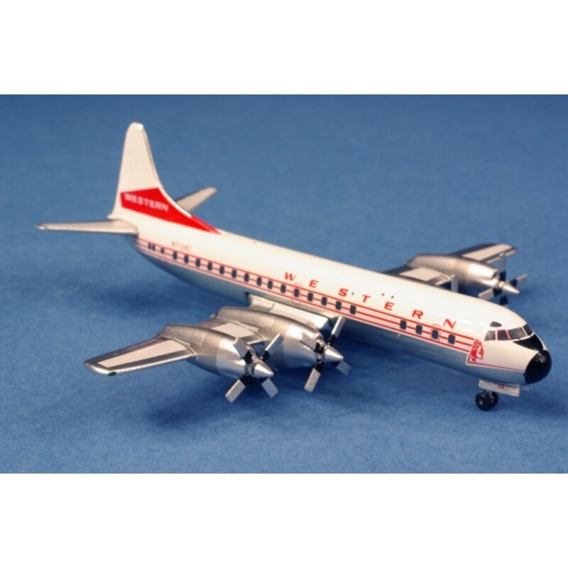 Miniature Western Airlines L-188 Electra - N7138C 
