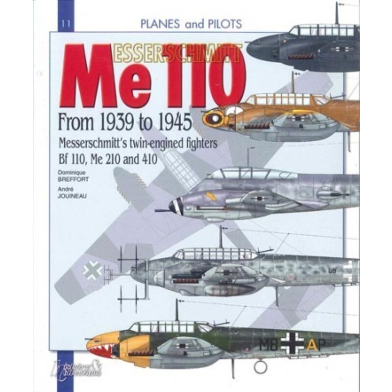 Livre Le Messerschmitt 110 de 1939 à 1945 