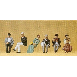 Figurine Passagers assis en 1900