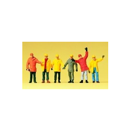 Figurine Travailleurs en tenue de protection