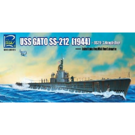 Maquette bateau USS Gato SS-212 Fleet Submarine 1942