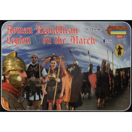 Figurines historiques Légion républicaine romaine en marche