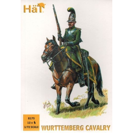 Figurine Wurttemberg Cavalry Napoleonic x 12 mounted figures