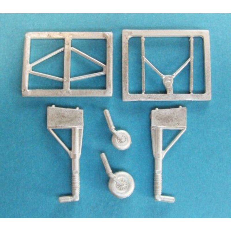 Messerschmitt Bf 110 Landing Gear (Edu) (replacement for 1/72 Eduard)