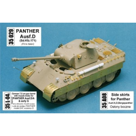  Panther Ausf. A/D BergPanther : jupes latérales
