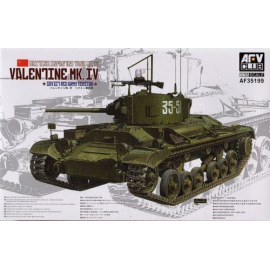 Maquette Valentine Mk IV version armée rouge