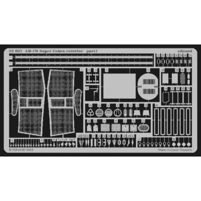 Extérieur de Bell AH-1W Super Cobra (pour les maquettes Academy et MRC)