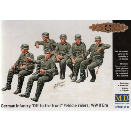 Maquette German Infantry Off to the Front Vehicle Riders 1/35 - Master Box 35137