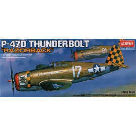 Maquette avion Republic P-47D Thunderbolt 'Razorback' (WAS AC2175)