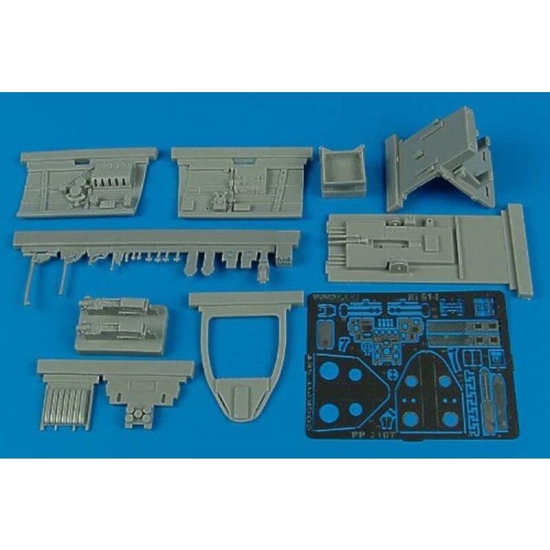 ensemble cockpit de Kawasaki Ki-61-I (pour maquettes Hasegawa)