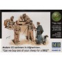 Figurine Modern US Tankmen in Afghanistan 'Sheep for the BBQ?'