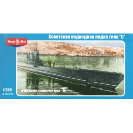 Maquette bateau WWII Soviet submarine type 'S' (re-issue of AMP302)