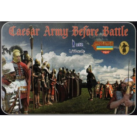 Figurines historiques Caesar Army before Battle. Ancient