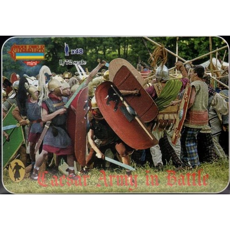 Figurines historiques Caesar Army in Battle. Ancient