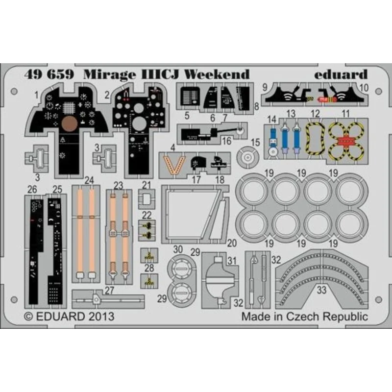 Dassault Mirage IIICJ Weekenddesigned to be used with Eduard kits