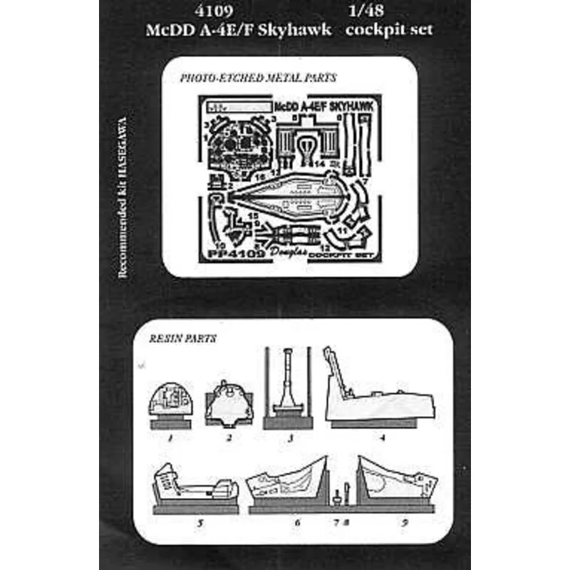 cockpit de Douglas A-4E/F Skyhawk (pour maquettes Hasegawa)