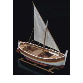 Maquette bateau Gozzo Mediterraneo à voile