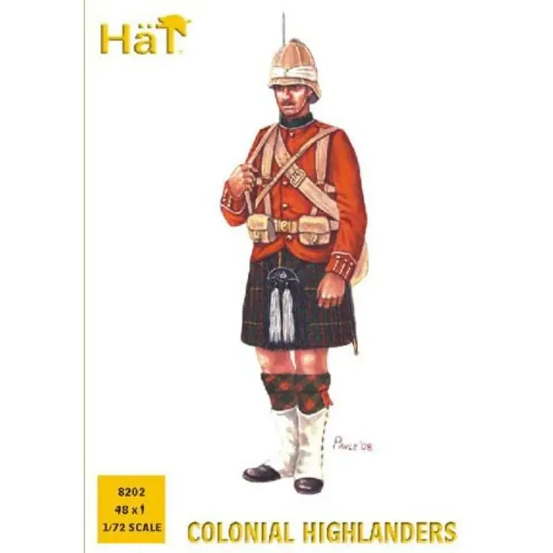 Highlanders des guerres coloniales - 48 figurines par boîte