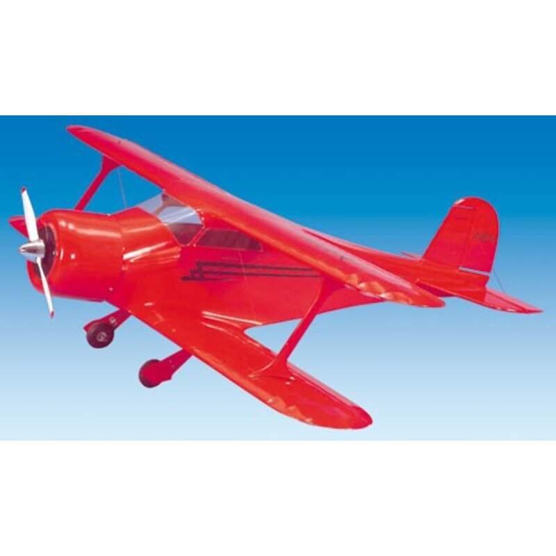avion rc RED Staggerwing