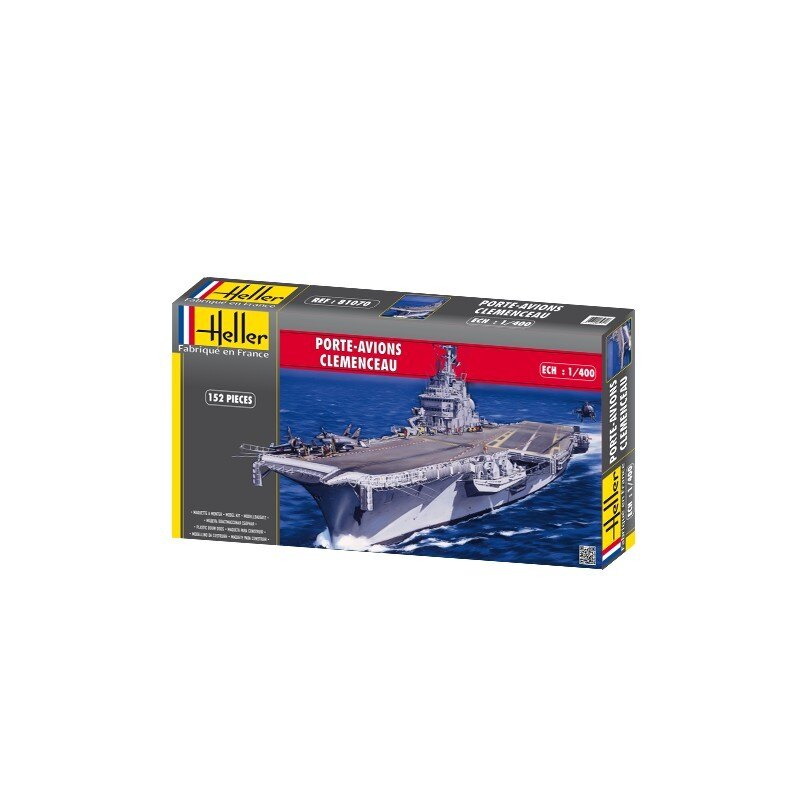 Maquette de bateau Aircraft carrier Clemenceau 1/400