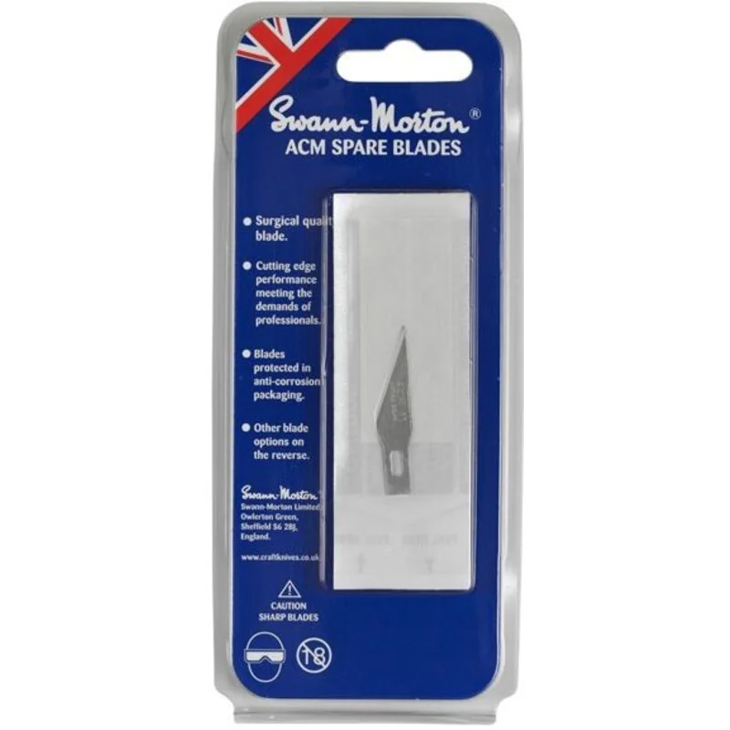  No.11 Blade to fit SM9105 No.1 handle in pack of 5 blades.