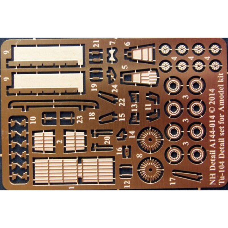 Tupolev TU- 104A Détail Set ( conçu pour être utilisé avec un Maquettes AMU14450 )