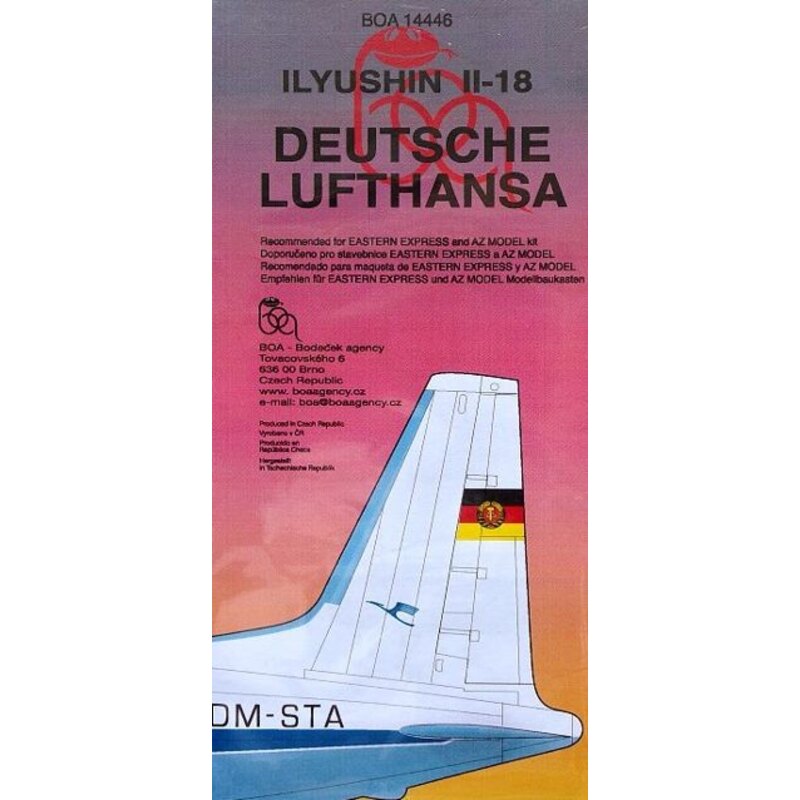 Décal Ilyushin IL-18 (Duetsche Lufthansa)